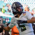 Dan Patrick doesn’t mince words on Dante Moore being top option for NFL draft ahead of Peach bowl