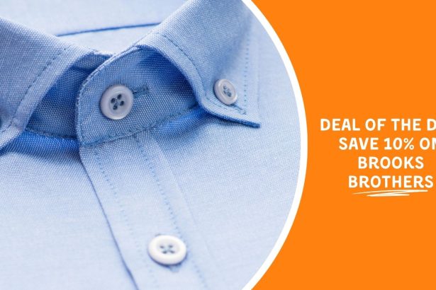 Deal of the Day: Save 10% on Brooks Brothers
