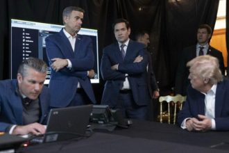 Donald Trump Ridiculed for Massive X Screen in Mar-a-Lago ‘War Room’ Images