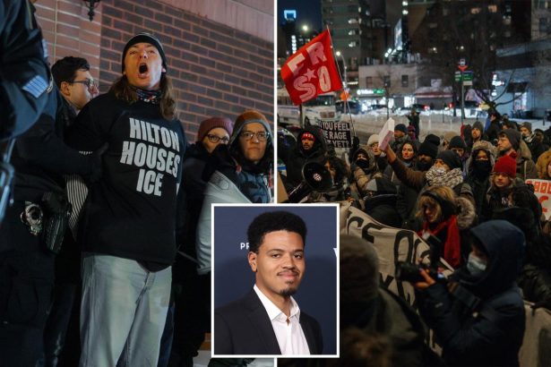 Ex-Mayor Bill de Blasio’s son Dante among more than 60 anti-ICE protesters busted at NYC Hilton