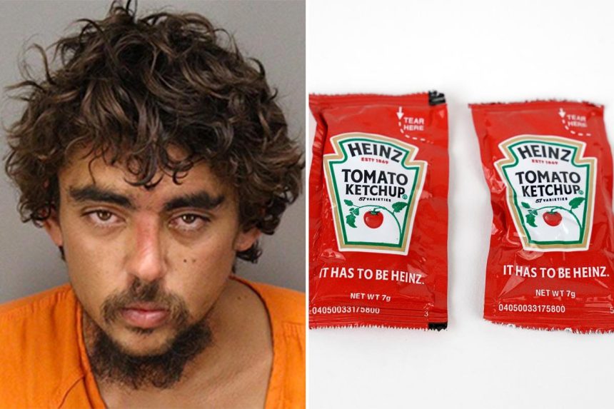 Florida man charged with felony after allegedly hurling ketchup packet at good Samaritan