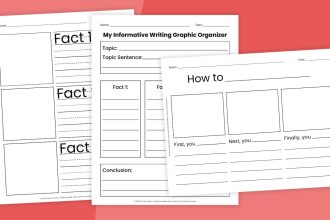 Free Printable Informational Writing Graphic Organizer Bundle