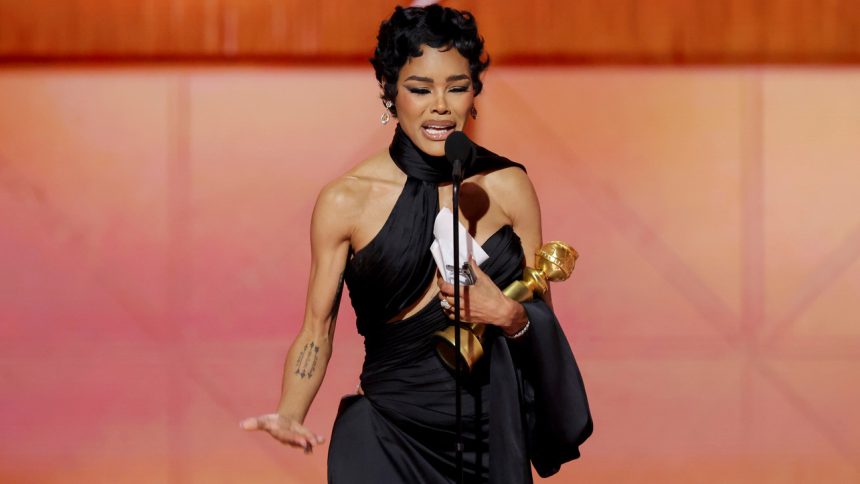 Teyana Taylor Wins Her First Golden Globe Award