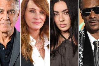 George Clooney, Julia Roberts, Charli xcx