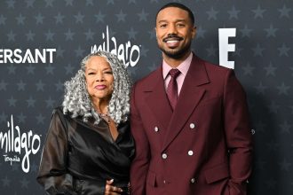 Michael B. Jordan Brought His Mom as a Date to the 2026 Critics Choice Awards