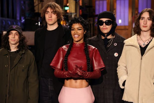 Live From New York, It’s Teyana Taylor—and One Fab Hosting Wardrobe