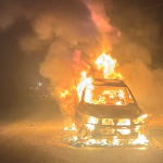 Gore police hunt for answers after car destroyed by fire
