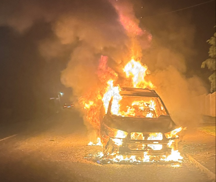 Gore police hunt for answers after car destroyed by fire