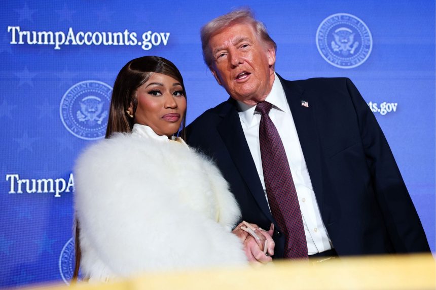 Harry Sisson reacts after photo of Trump & his “number one fan” Nicki Minaj goes viral