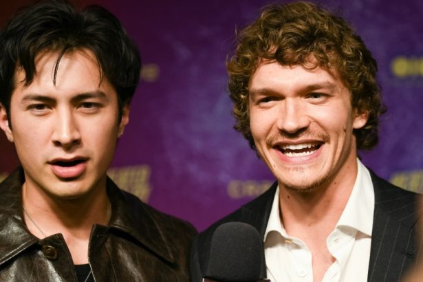 Heated Rivalry Stars Hudson Williams and Connor Storrie Carry Olympic Torch in Italy