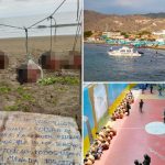 Human heads hung up on display at popular tourist beach in Ecuador