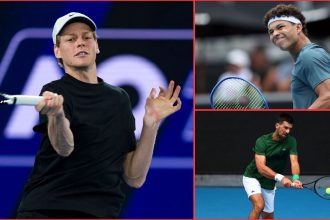 Jannik Sinner’s projected path to final ft. potential Novak Djokovic SF, Ben Shelton QF