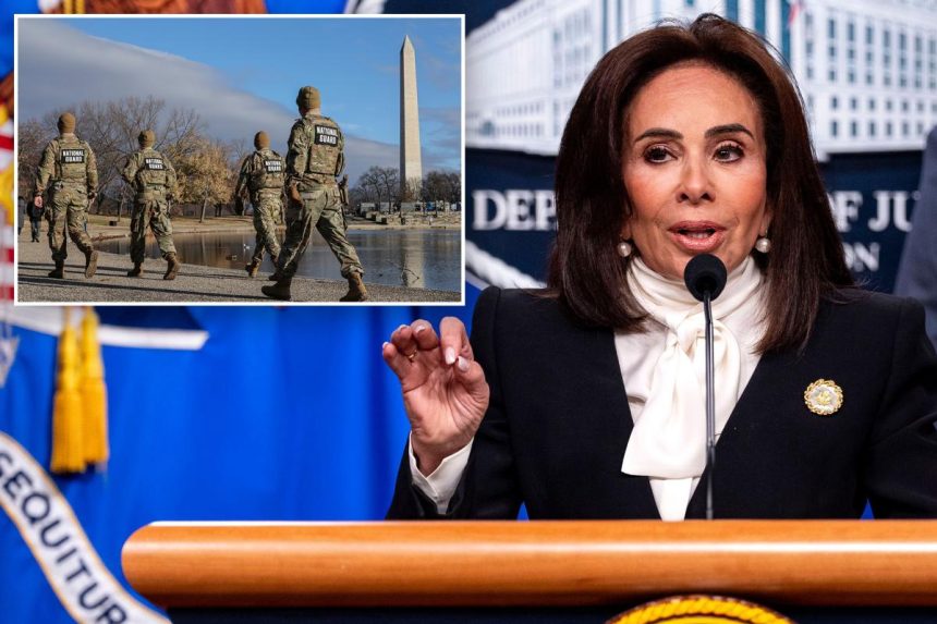 Jeanine Pirro touts 60% drop in homicides in DC since Trump’s crime crackdown