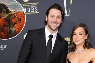 Josh Allen Reacts to Viral Photo of Wife Hailee Steinfeld in Broncos Gear