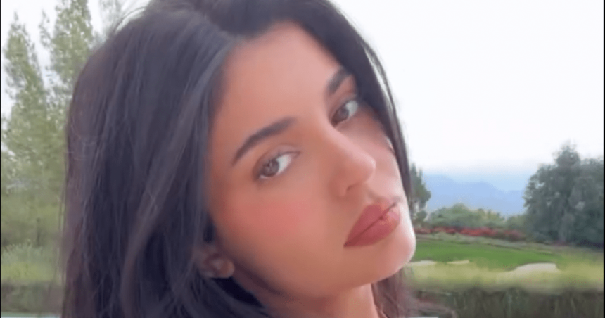 Kylie Jenner Poses in Teeny Gold Bikini to Kick Off the New Year