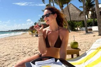 Lily James Flaunts Her Bikini Body During Girls’ Trip to Mexico