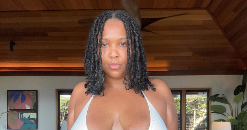 Lizzo Shares Tiny White Bikini Thirst Trap Amid Weight Loss