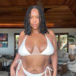 Lizzo Shows Off Weight Loss in White Bikini