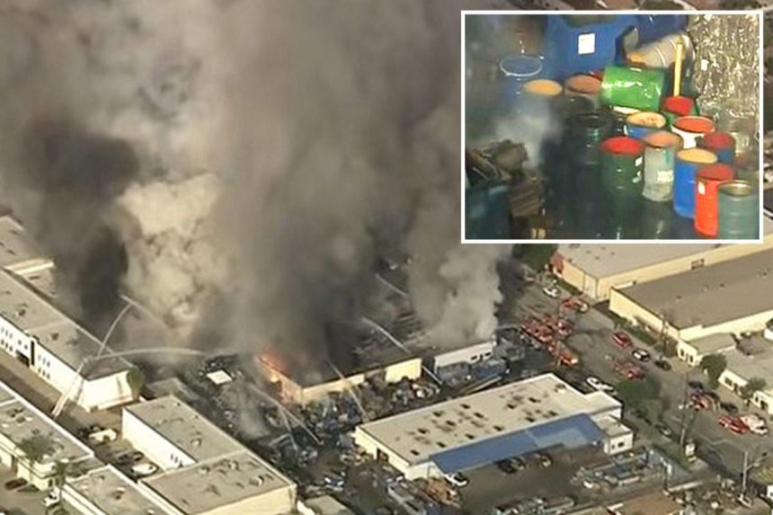 Massive explosion at Los Angeles scrap metal facility causes shelter-in-place order