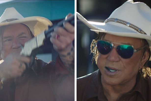 Mickey Rourke Fires Gun in New ‘National Lampoon’ Movie, Clip Shows