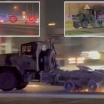 Military-style truck sends cops on 75-min. chase after crash