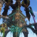 Minecraft player showcases incredible medieval steampunk castle build