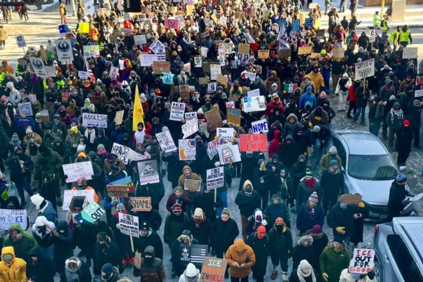 Minnesota protests Trump administration’s immigration crackdown : NPR