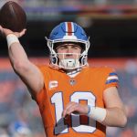 NFL fans mock Bo Nix as Broncos QB warms up for playoff game vs. Bills