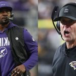 NFL fans react as Brian Flores set to meet Ravens to replace John Harbaugh amid Vikings contract year 