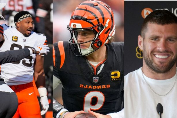 NFL fans react as Myles Garrett sacks Joe Burrow to set NFL’s single-season record