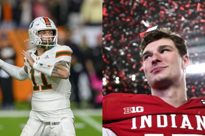 NFL fans rip Carson Beck for not shaking hands with Fernando Mendoza and Indiana after National Championship loss