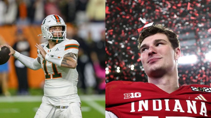 NFL fans rip Carson Beck for not shaking hands with Fernando Mendoza and Indiana after National Championship loss