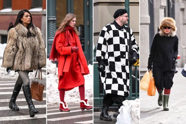 NYC’s best cold weather fashions as temperatures plummet