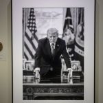 National Portrait Gallery removes impeachment references next to Trump photo : NPR