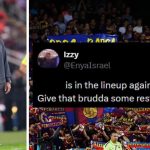 No business starting this game”, “Why is he not resting?