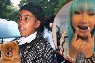 North West Debuts Piercing And 106‑Carat Diamond Pendant In New Videos