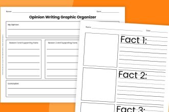 Opinion Writing Graphic Organizer Bundle (Free Printable)