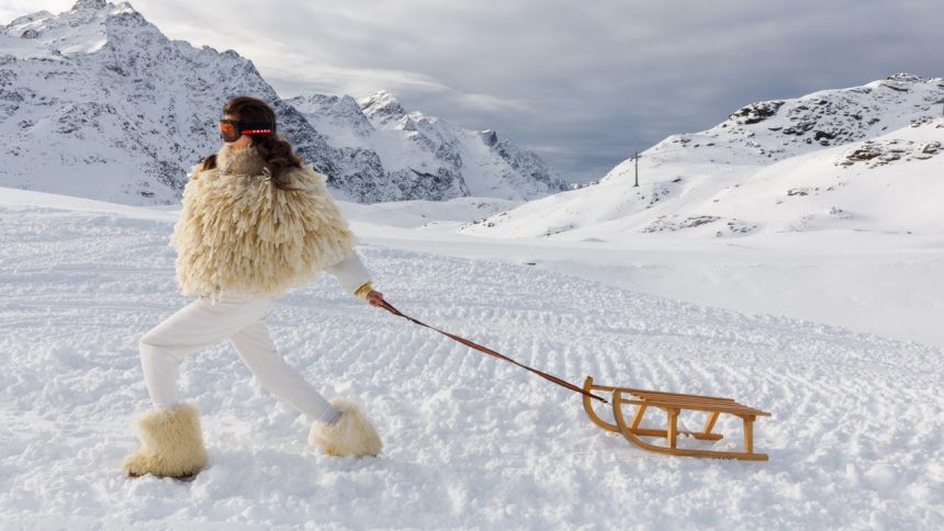 Martin Parr’s Final Vogue Shoot Was a Fashion Extravaganza in the Italian Alps