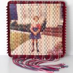 Pam Connolly Tenderly Weaves Family Snapshots on Vintage Potholder Looms — Colossal