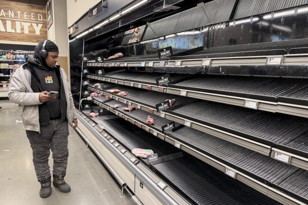 Panic buying ahead of the winter storm isn’t preparedness. Here’s who it hurts.