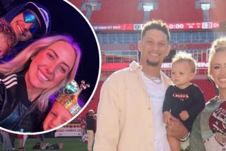 Patrick and Brittany Mahomes Pose With 3 Kids at ‘Disney on Ice’ Show