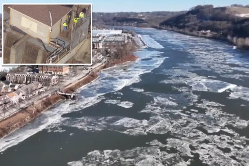 Pittsburgh’s water intake blocked after frigid weather freezes over city river