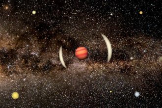 Rare Saturn-sized rogue planet is first to have its mass measured