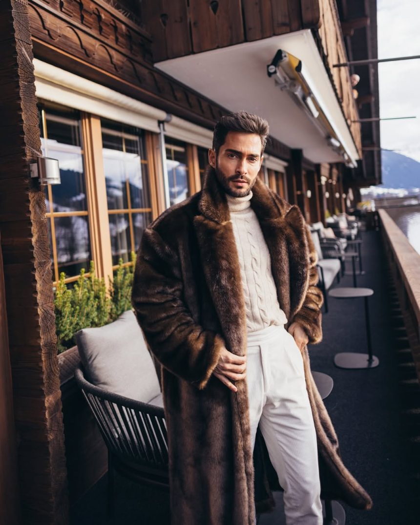 How to Style Faux Fur Coats for Men