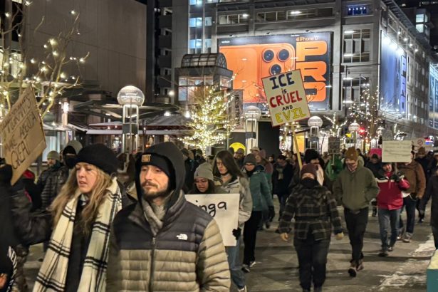 Road closures in Denver as anti-ICE protesters march near Colorado State Capitol