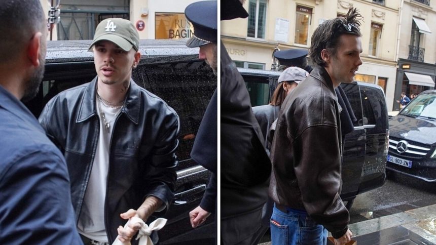 Romeo & Cruz Beckham Take Girlfriends Out in Paris Amid Family Drama