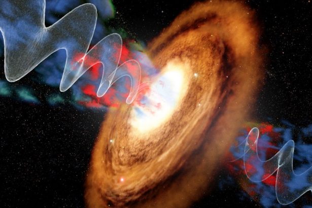Spiral Galaxy Caught Spraying Huge Jets of Super-Hot Gas Like a Sprinkler : ScienceAlert