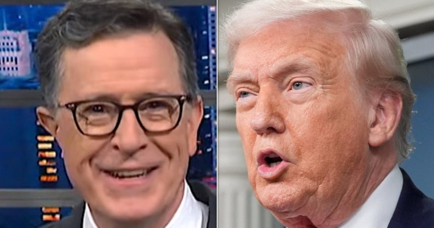 Stephen Colbert Has 1 Damning Question For ‘Sundowning’ Trump