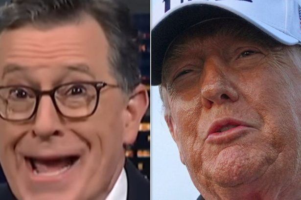 Stephen Colbert Spots The Most Bizarre Party Trump’s Ever Had