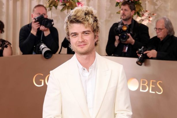 Stranger Things Star Joe Keery Debuts Blond Hair at the 2026 Golden Globes
